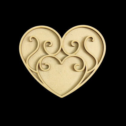 Minimalist Love - Personalised Couple Name Plate Rectangular (MDF Valentine's)