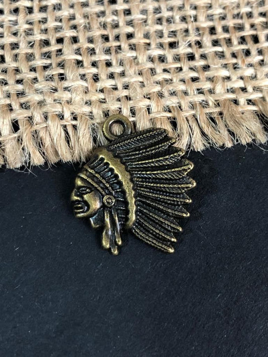 Native American (Metal Charm - Clearance)