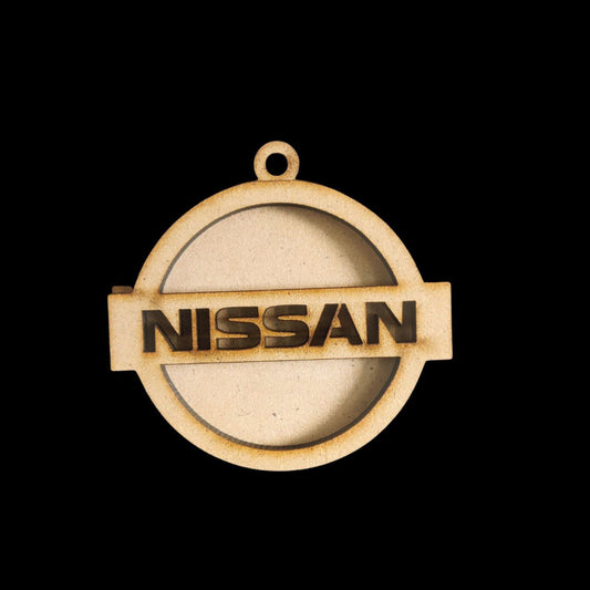 Nissan - Car Logo ( MDF Keychain Base )
