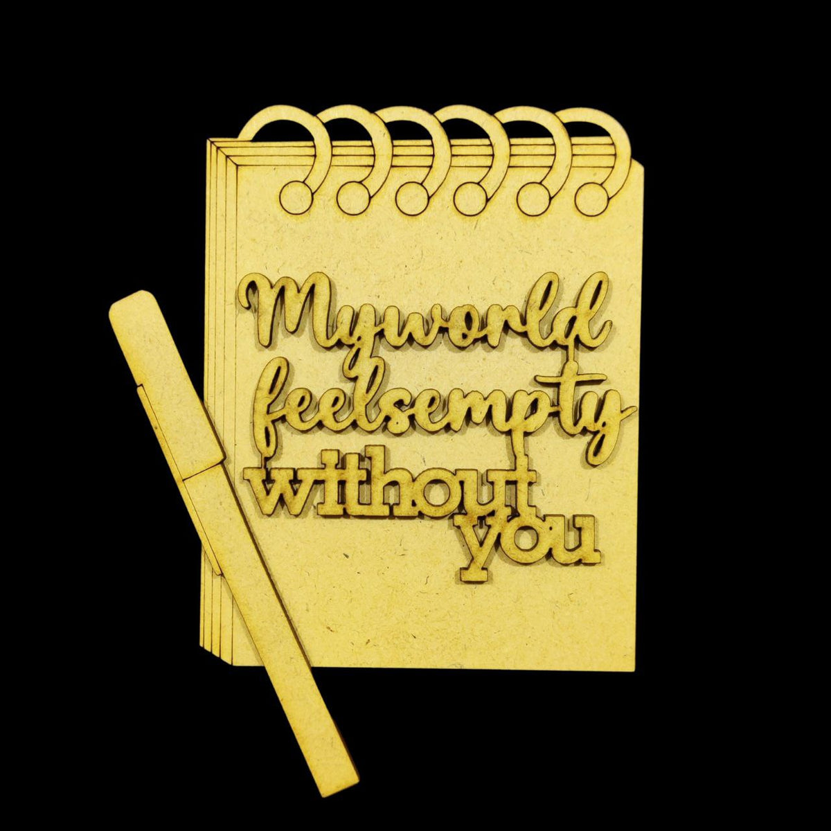Notepad ( Love Puns - Fridge Magnet Base - Valentine's Collections )