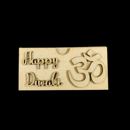 OM - Happy Diwali (MDF DIY Cash Envelope)