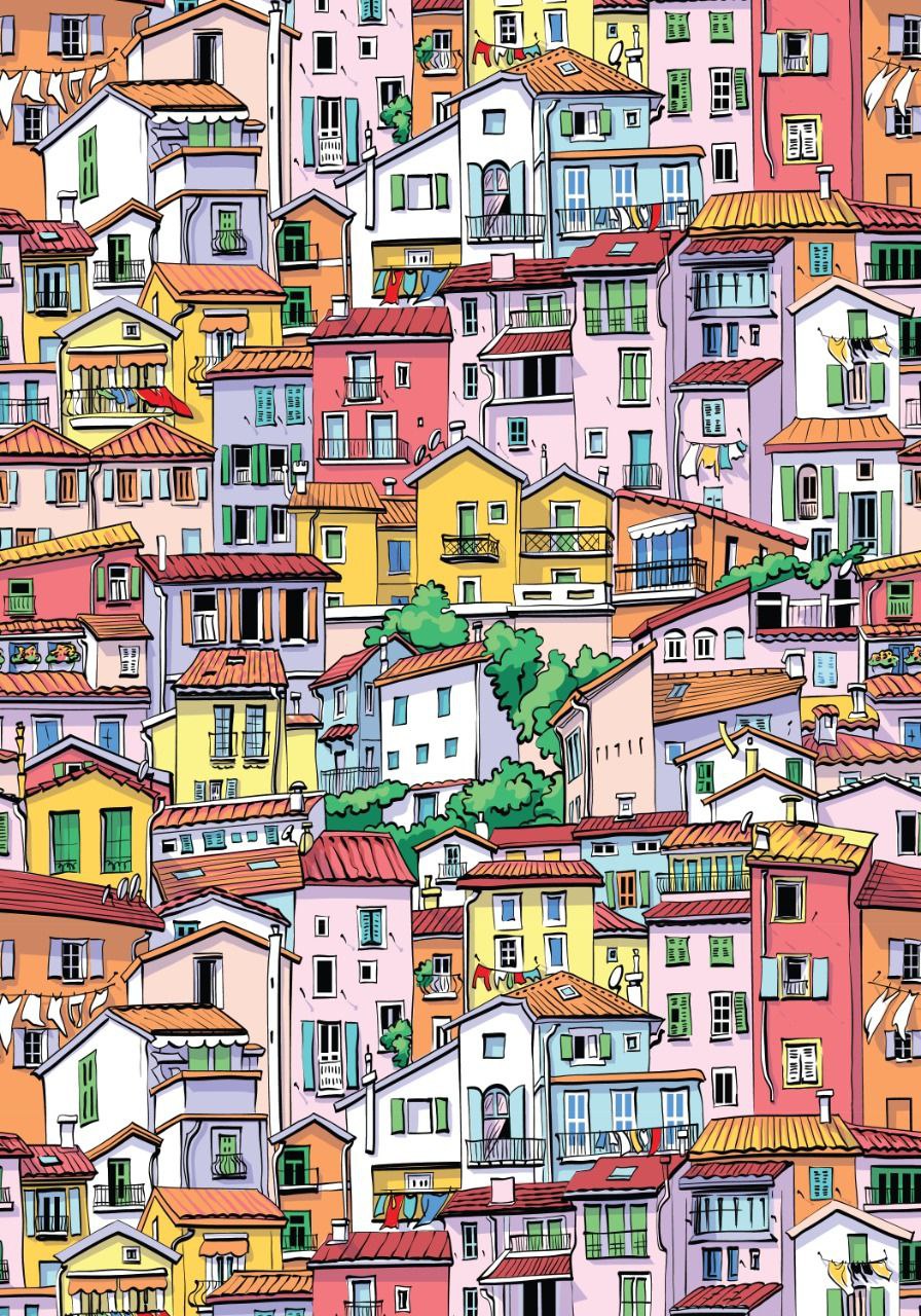 Old Town Homes (France)  ( Instant Transfer Sheets )
