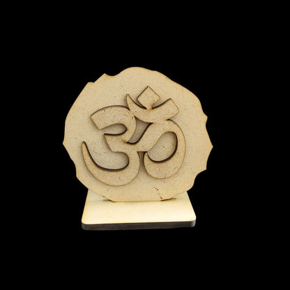 Om (Desk - Car Dashboard Stand - MDF) Diy Festive