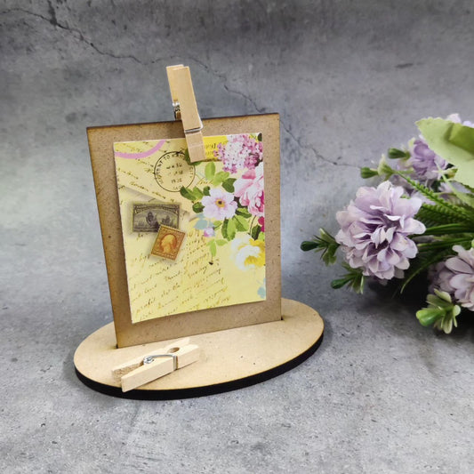 Oval (MDF | Desk Photo | To Do List | Display Stand )