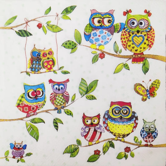 Owl Parliament ( German Napkins Tissues )