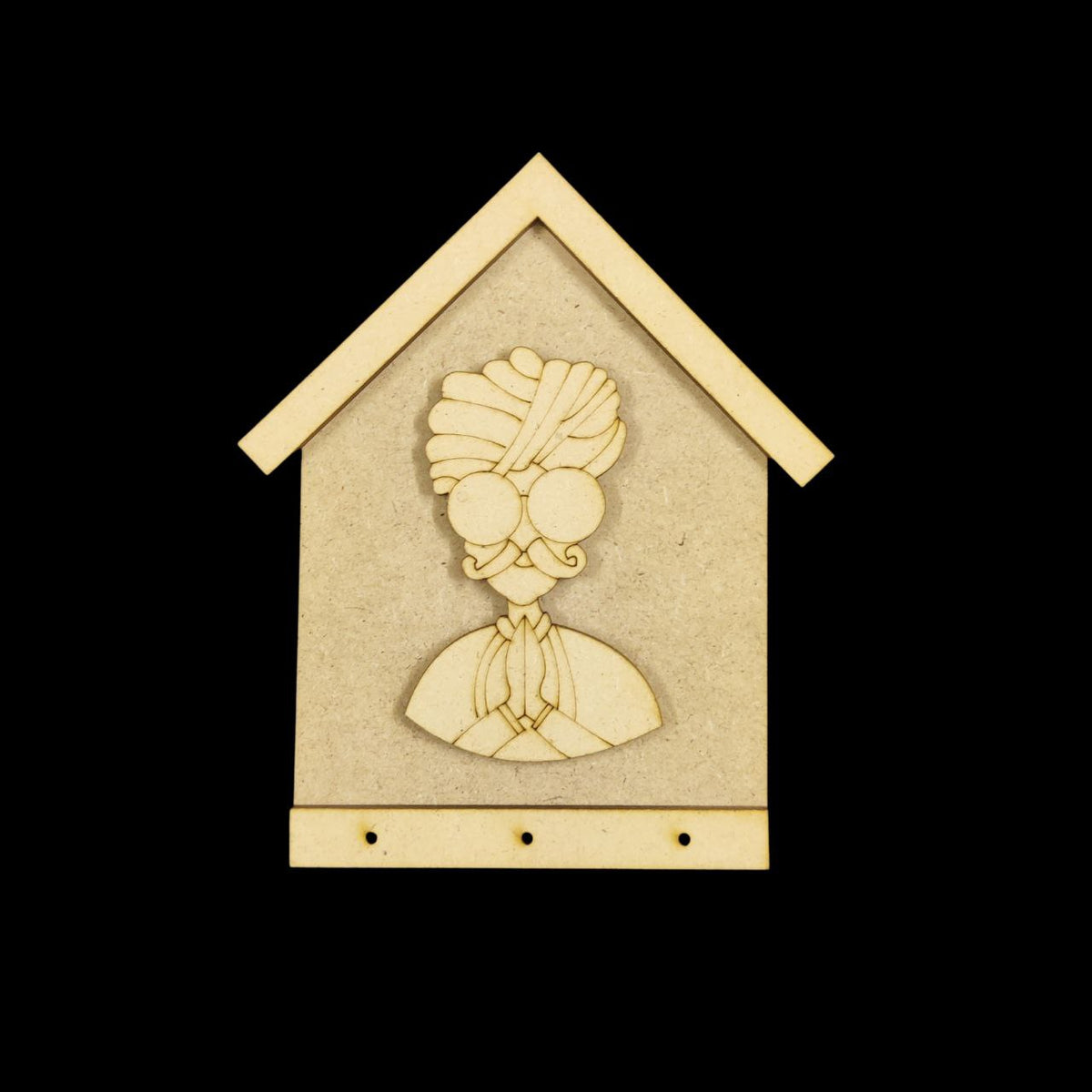 Padharo Sa Man - House (MDF Keyholder)