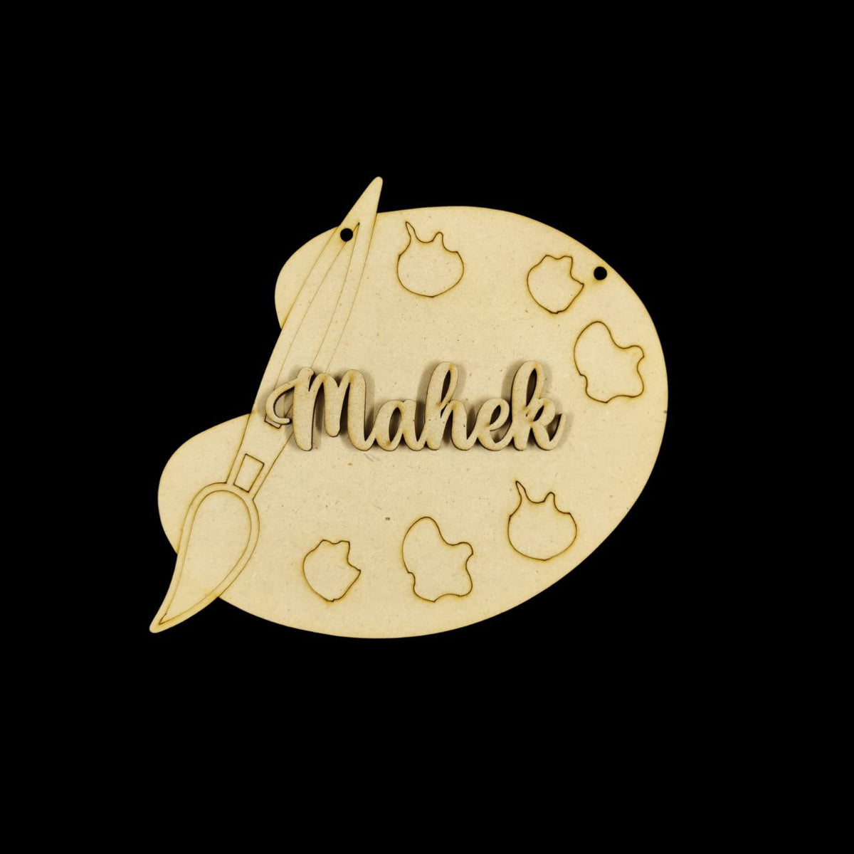 Painting Palette ( MDF Kids Mini Name Plates ) Personalised