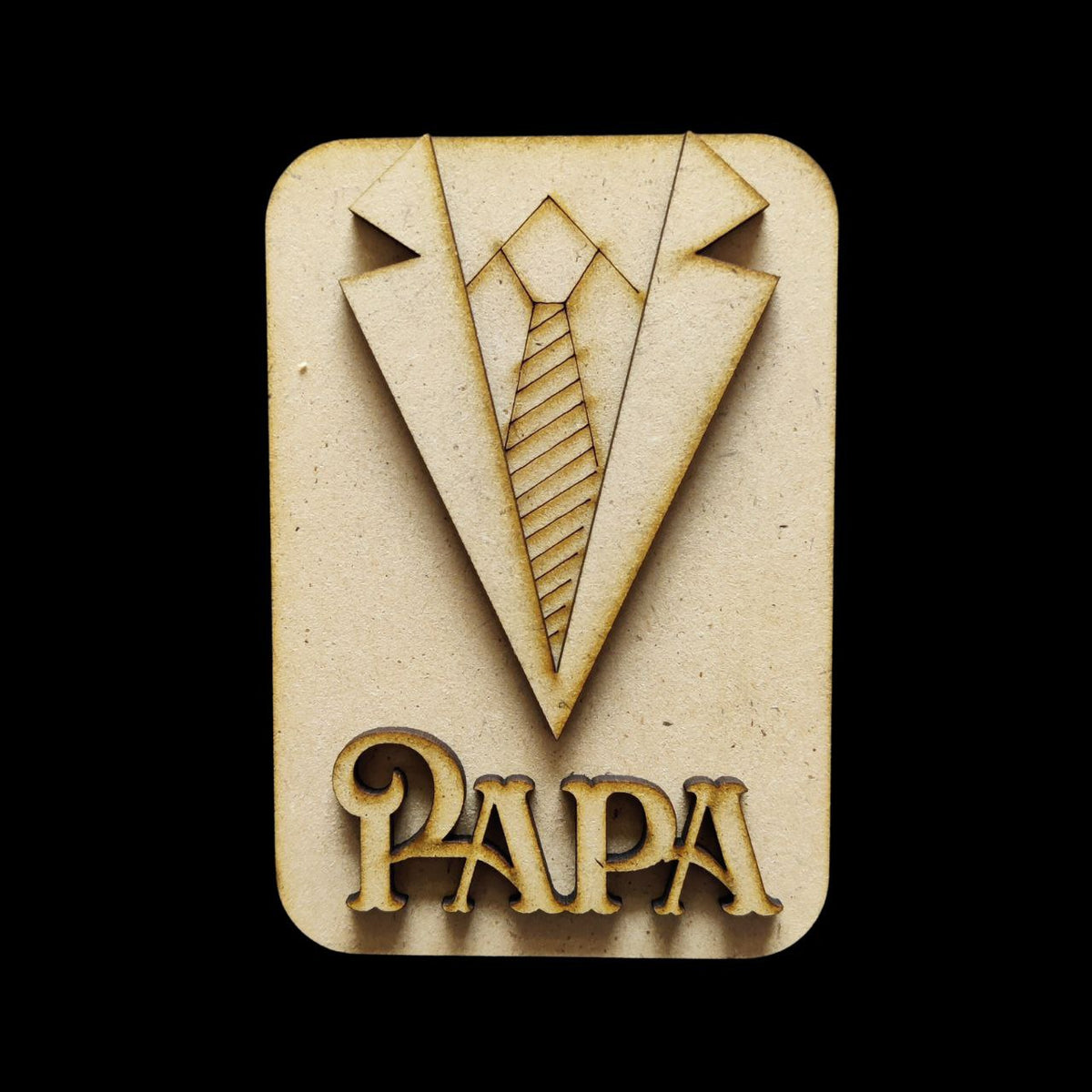 Best Dad ( Father's day - MDF Fridge Magnet Base )