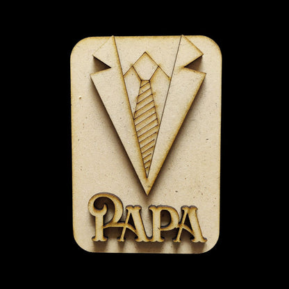 Best Dad ( Father's day - MDF Fridge Magnet Base )
