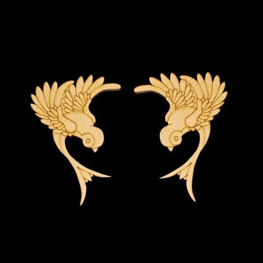Parrots Diving - Premarked Embellishments (MDF)