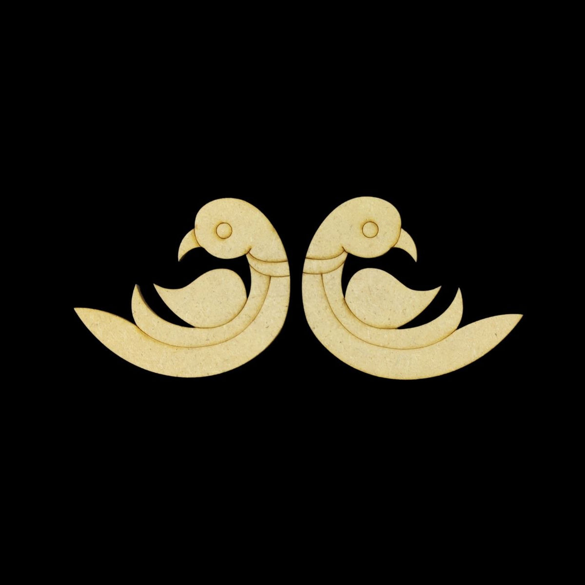 Peacocks - Premarked Embellishments (MDF)
