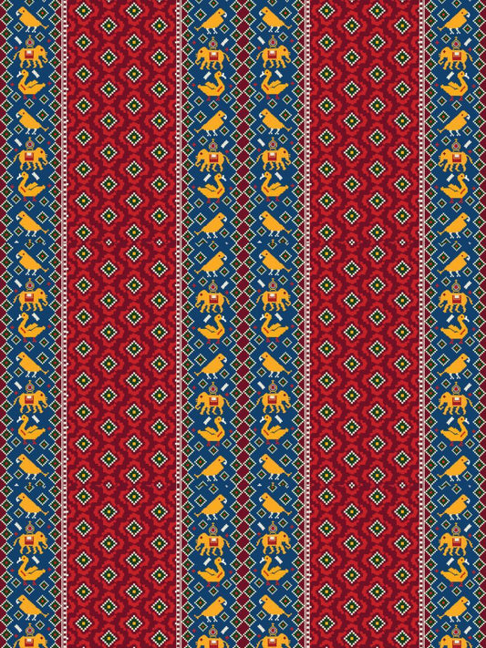 Patola Art fabric (Instant Transfer Sheet)