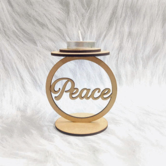 Peace ( Christmas - Tealight Holder )