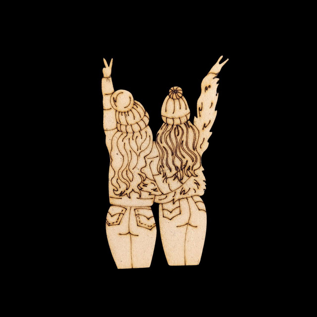 Peace Lovers - Friendship (MDF Premarked Base)