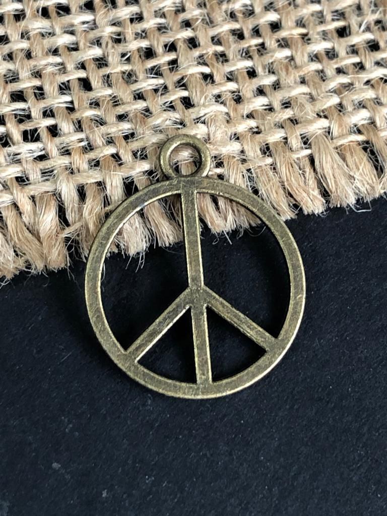 Peace Sign (Metal Charm - Clearance)