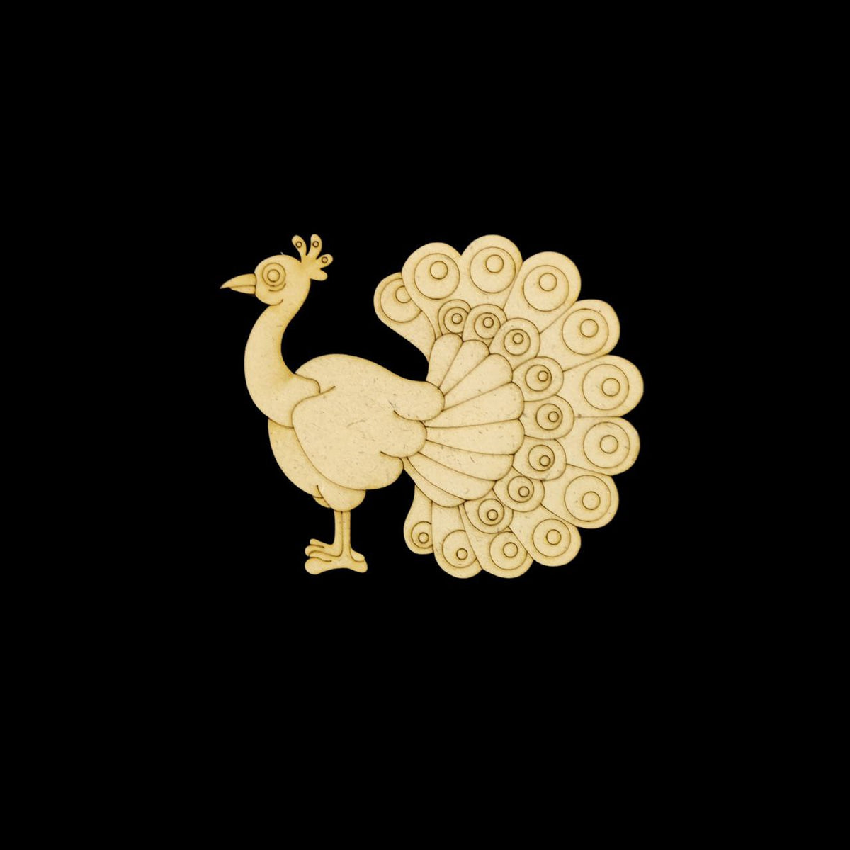 Peacock Pichwai (Premarked base MDF)