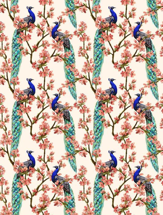 Peacock pride ( Pattern )   ( Instant Transfer Sheets )
