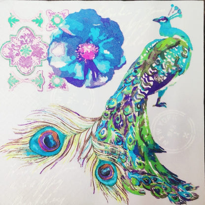 Peacock Painting ( German Napkins Tissues )