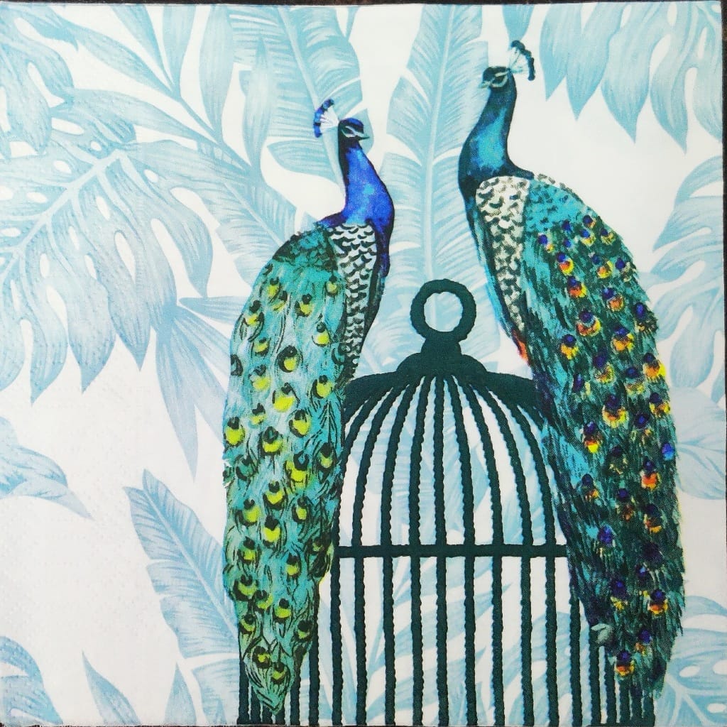 Peacocks ( German Napkins Tissues )