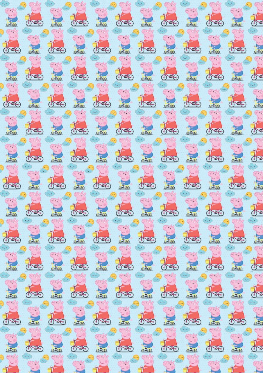 Peppa Pig 2 - Seamless (Kids - Decoupage Papers )