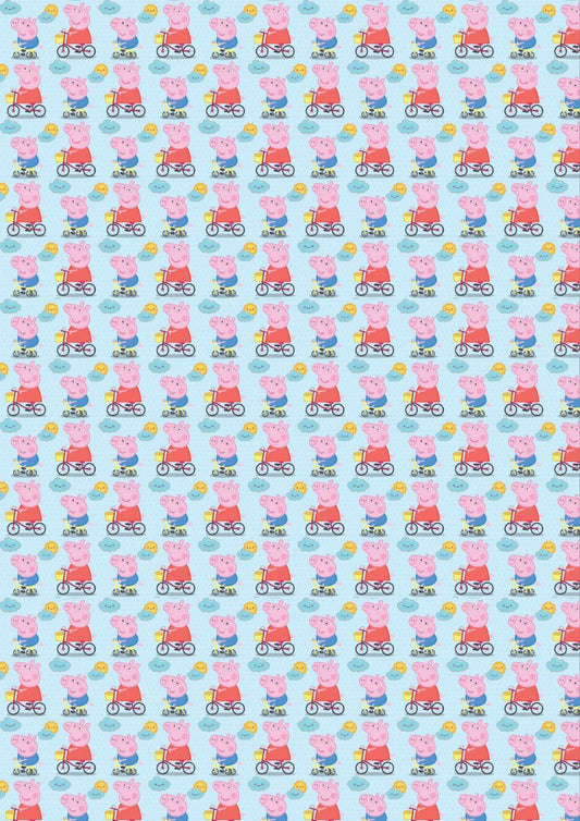 Peppa Pig 2 - Seamless (Kids - Decoupage Papers )