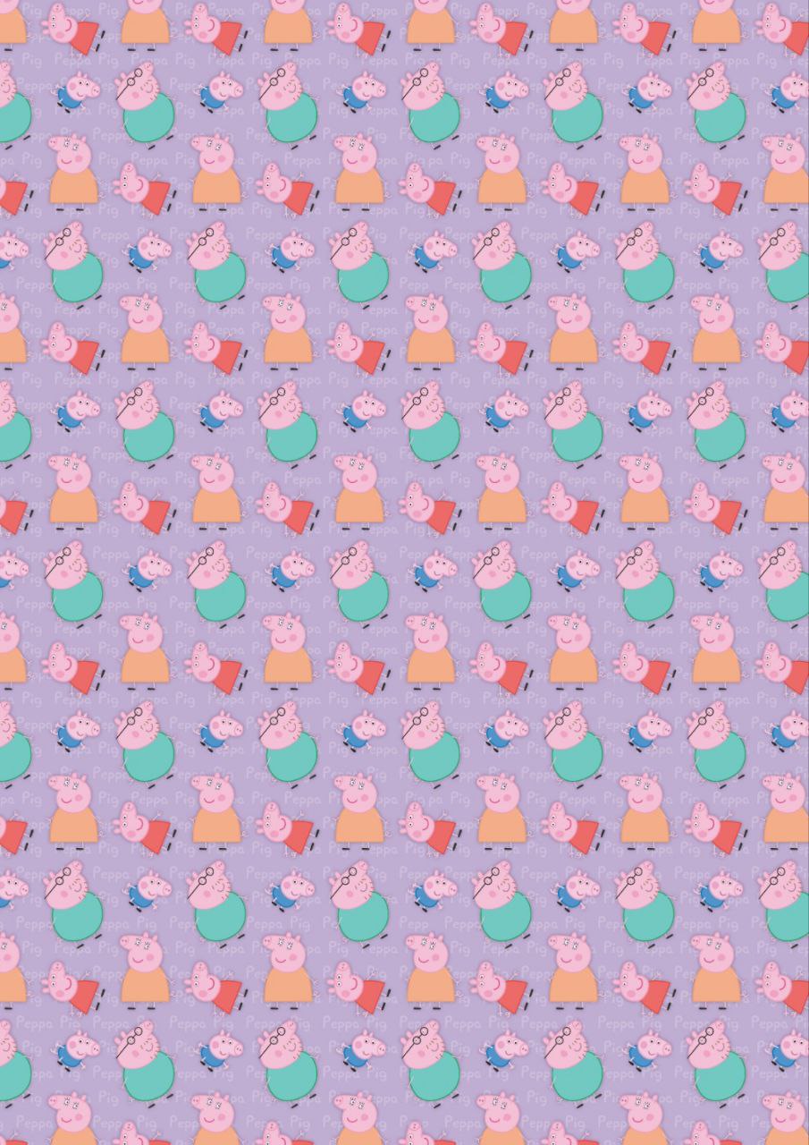 Peppa Pig 4 - Seamless (Kids - Decoupage Papers )
