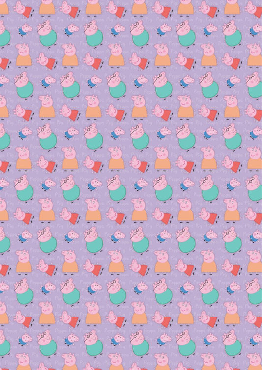 Peppa Pig 4 - Seamless (Kids - Decoupage Papers )