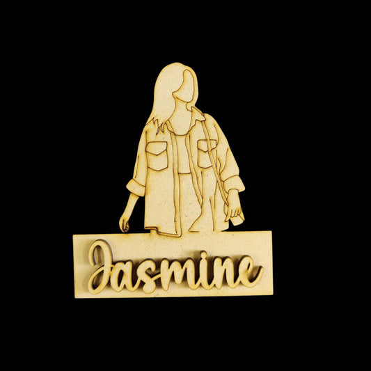 Personalised - Celebrating Women( Mini Fridge Magnet nameboards ) MDF 4