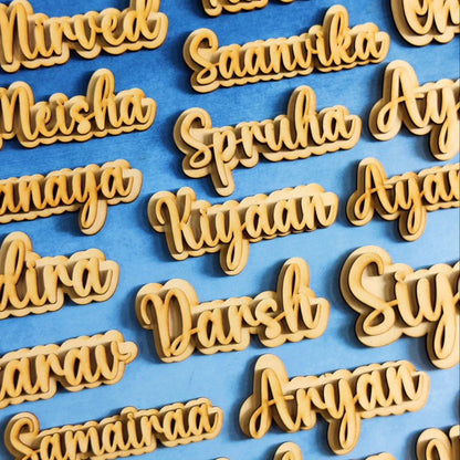 Personalised Layered Name ( MDF )
