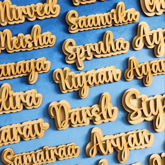 Personalised Layered Name ( MDF )