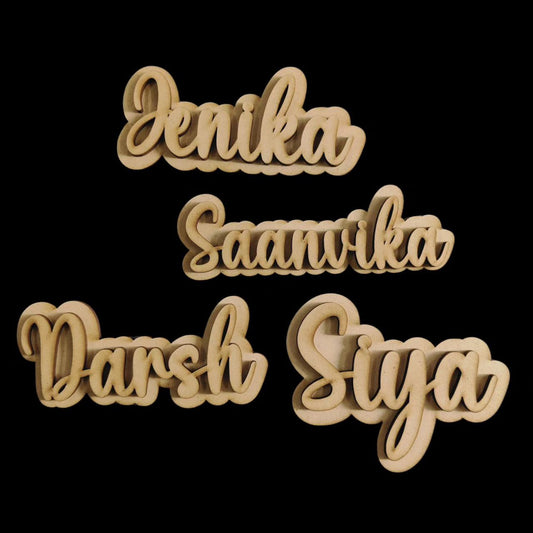 Personalised Layered Name ( MDF )