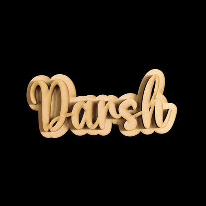 Personalised Layered Name ( MDF )