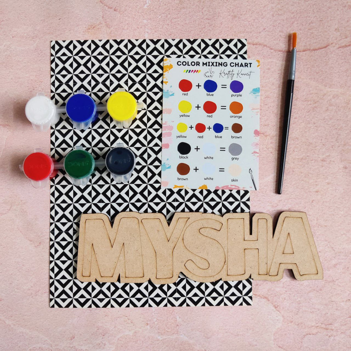 Personalised Name (DIY Bookmark Kit - MDF)
