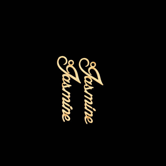 Personalised Name Earring Base - MDF