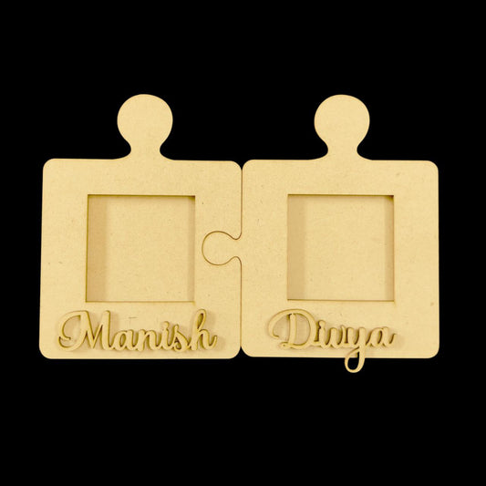 Couple Name - Personalised ( Photo Frame - Valentine's Collection )