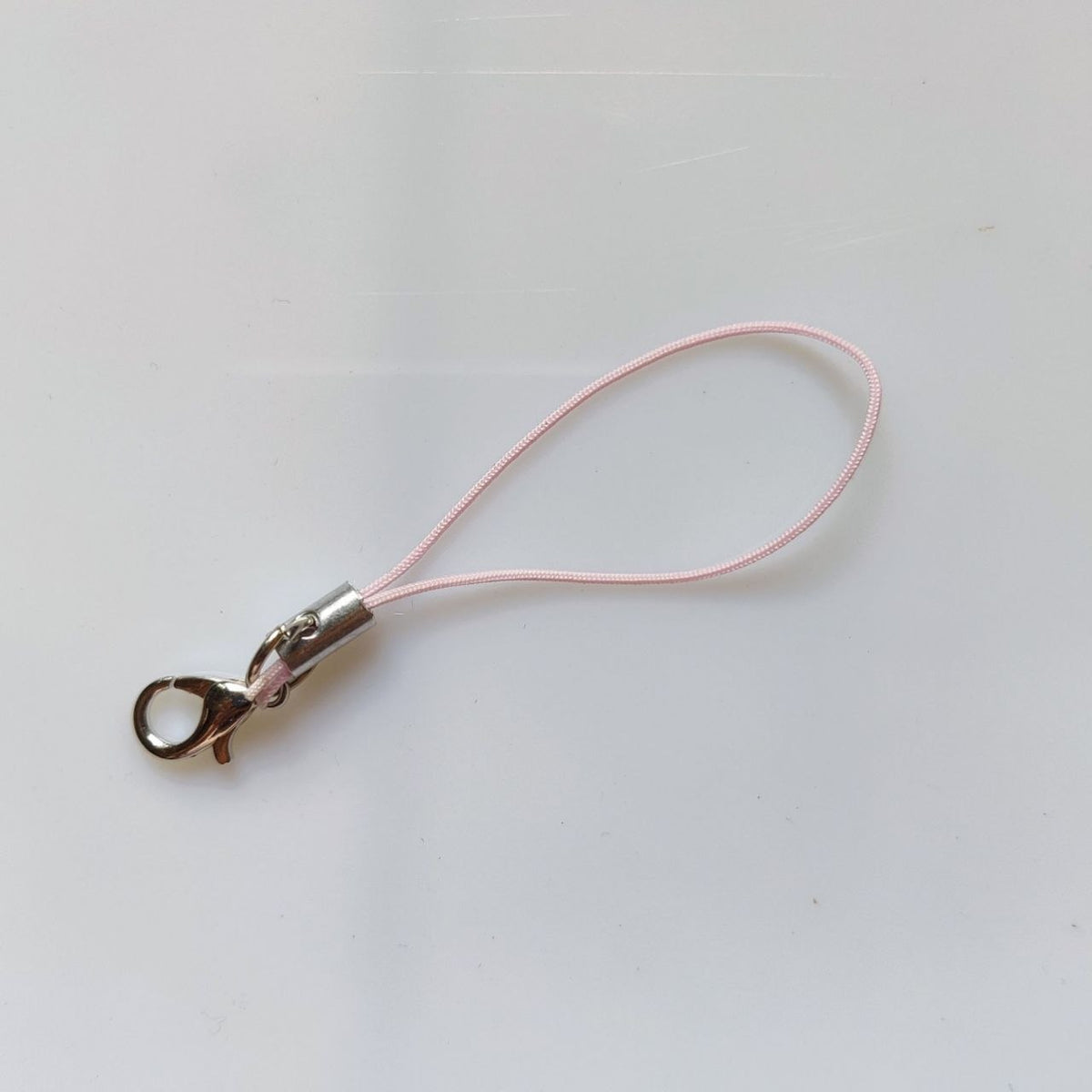 Phone Charm Strap with Lobster Clasp (Pink)