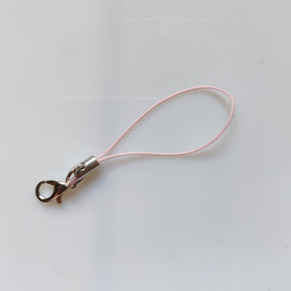 Phone Charm Strap with Lobster Clasp (Pink)