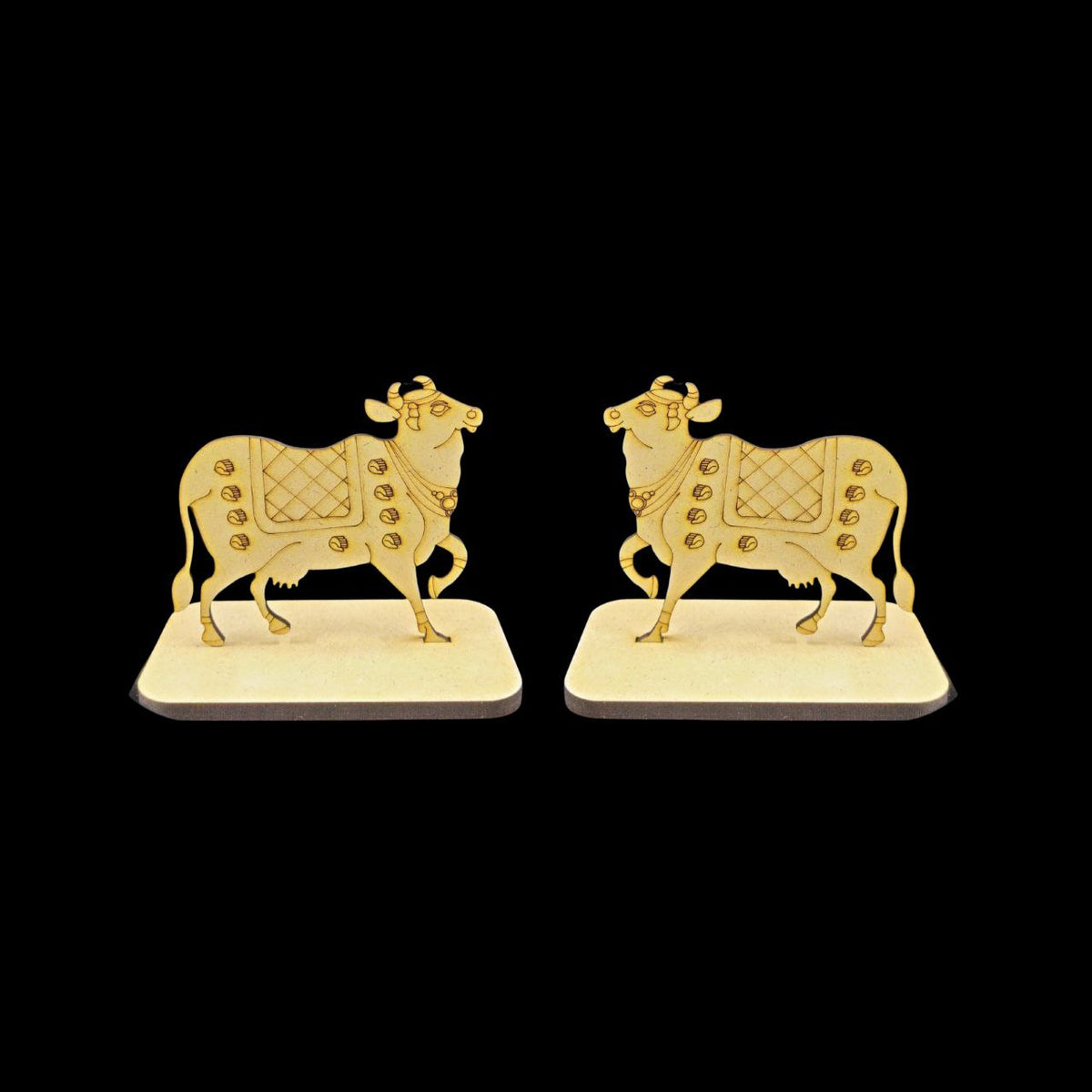Pichwai Cow (Premarked MDF with Stand) Janmashtami Festive