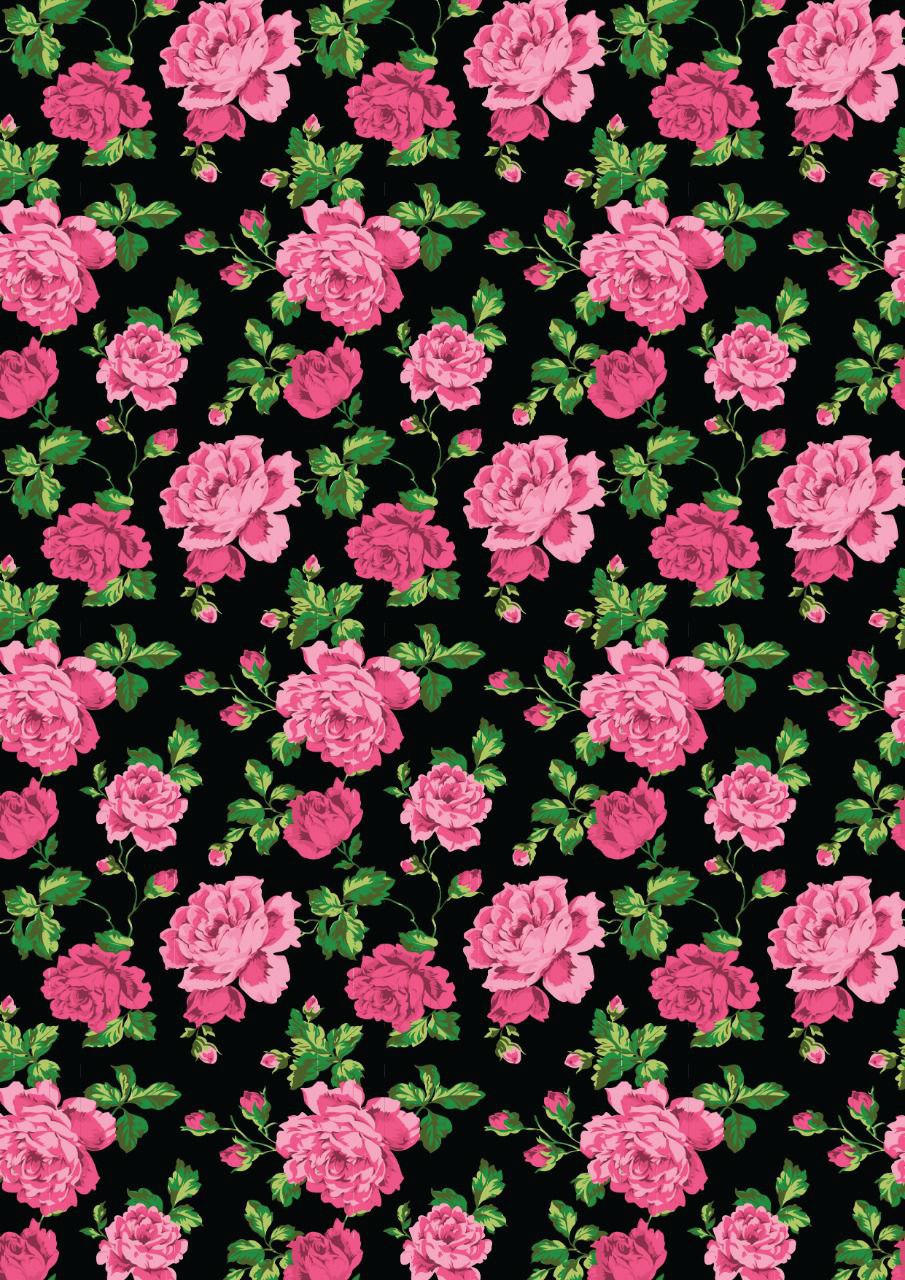 Pink Roses Spread (Decoupage Paper)