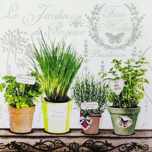 Plants n herbs ( German Napkins Tissues )