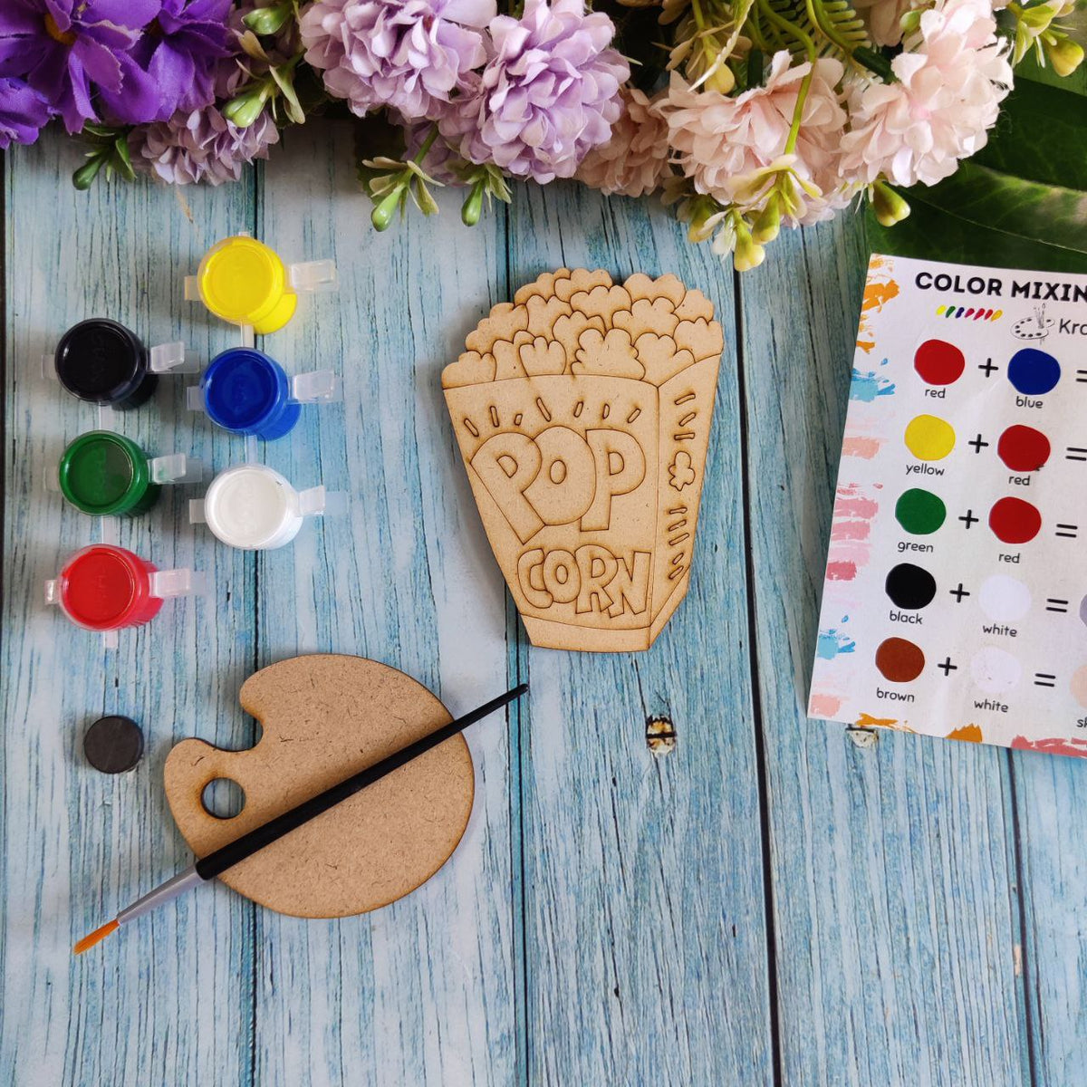 Popcorn (Fridge Magnet DIY Kit) MDF