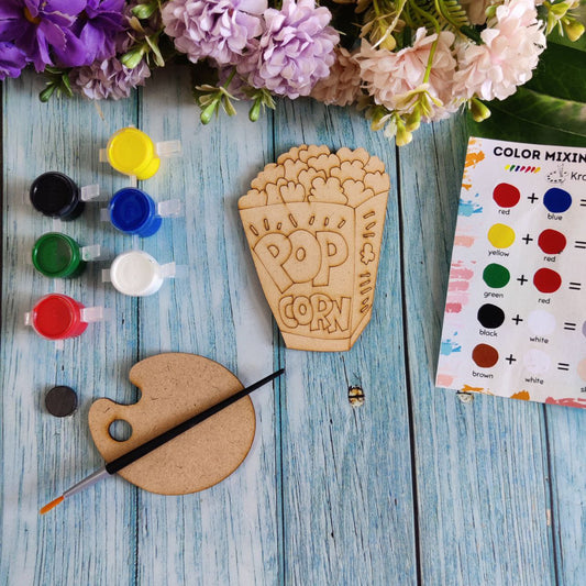 Popcorn (Fridge Magnet DIY Kit) MDF