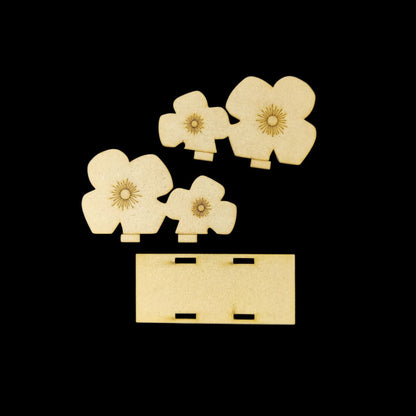 Poppies - Tissue Holder (MDF)