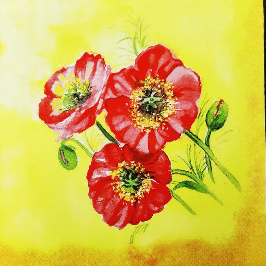 Poppy ( German Napkins Tissues )