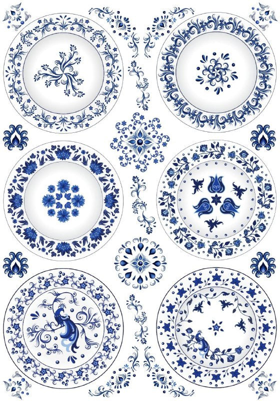 Porcelain print - Rounds (Instant Transfer Sheet)