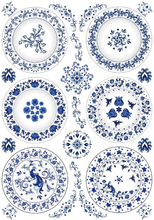 Porcelain print - Rounds (Instant Transfer Sheet)