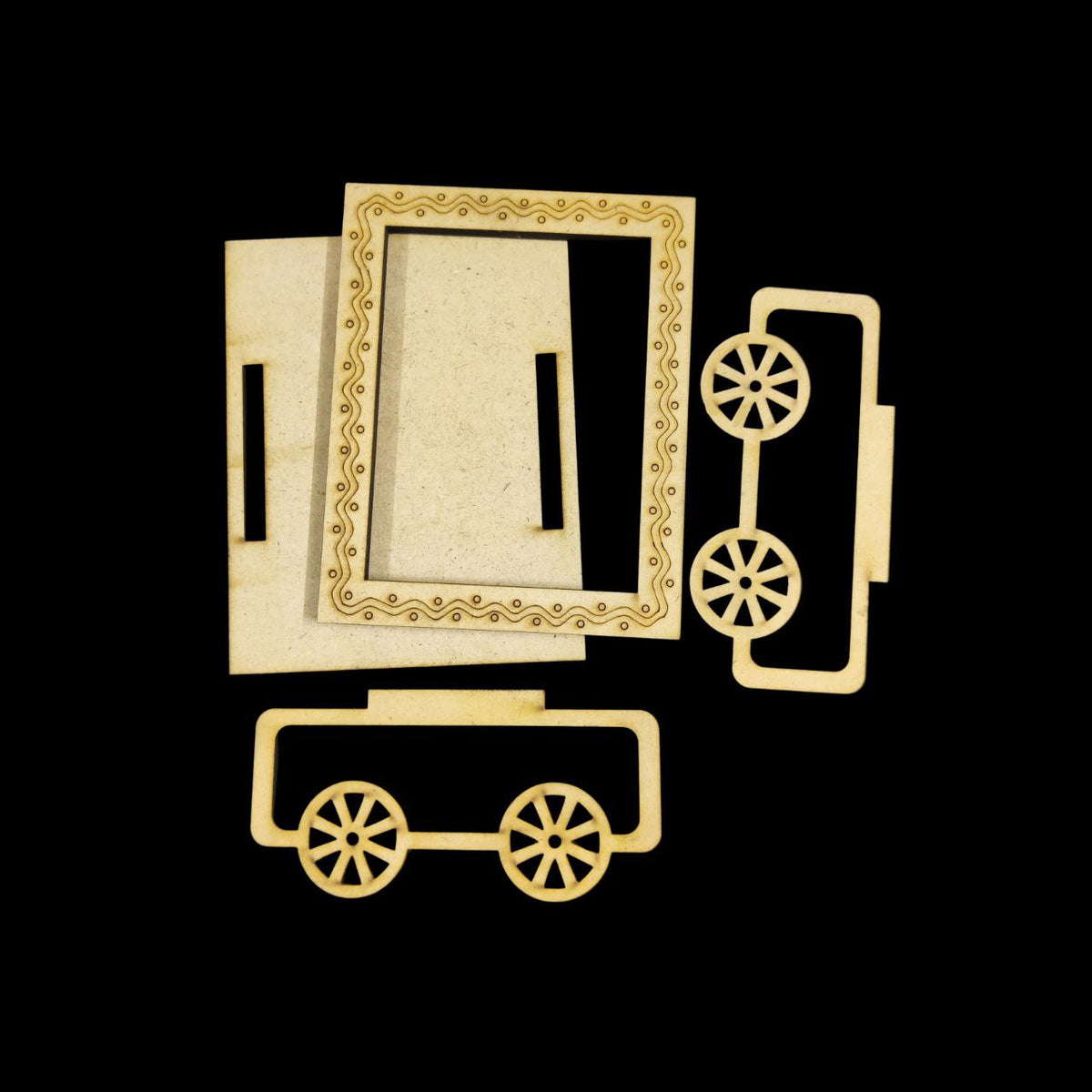 Cart - Premarked Borders Plain (MDF)