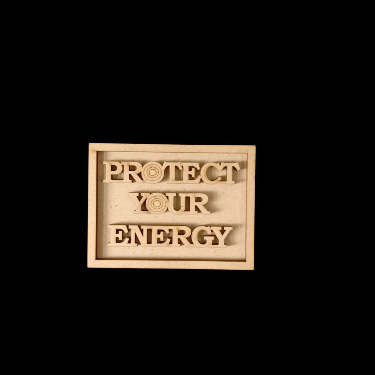 Protect Your Energy - Evil Eye (MDF Fridge Magnet Base)
