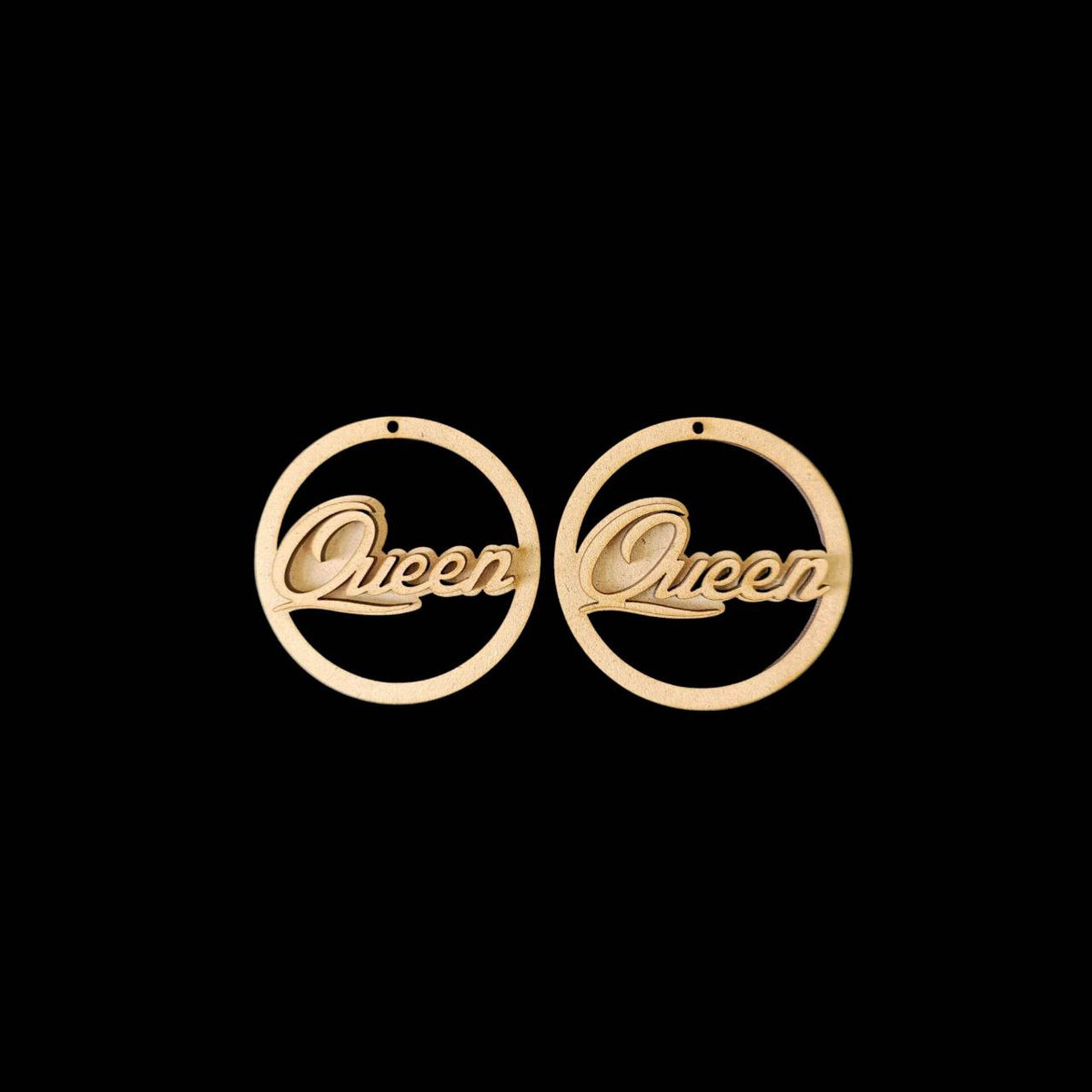 Queen - Earring Base (MDF)