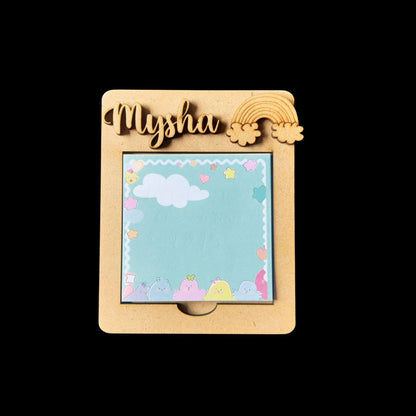 Post It Holder - Personalised (MDF Lasercut)